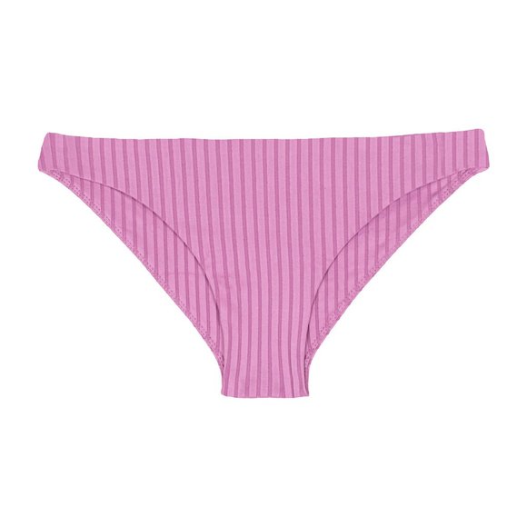MIKOH High Rise Ribbed Fig Lona Bikini Bottom - Picture 4 of 4